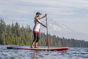 Women Riding All Around SUP Board