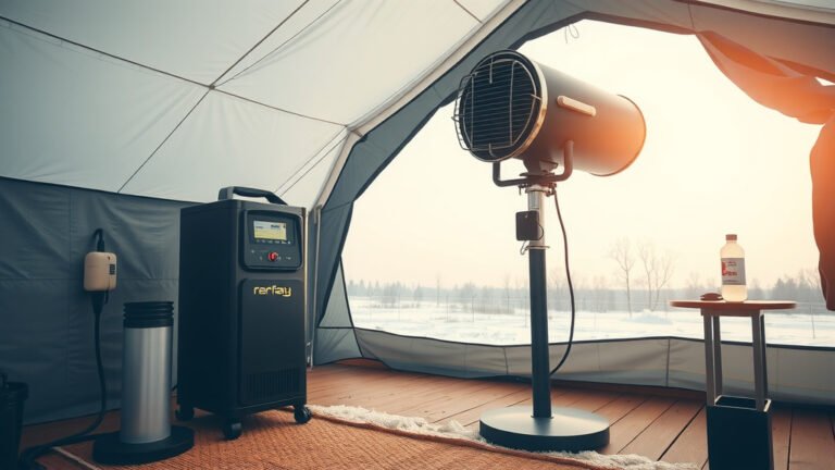 Can Portable Power Station Run Electric Heater In Tent?