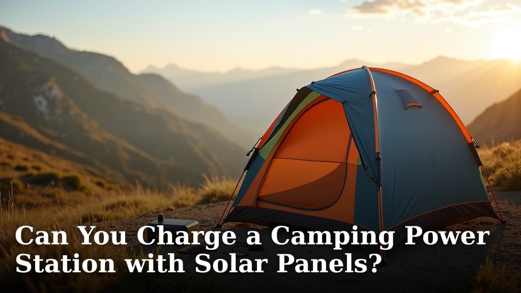 Can You Charge a Camping Power Station with Solar Panels?