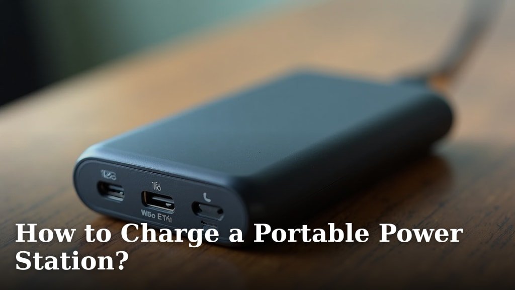 How to Charge a Portable Power Station?