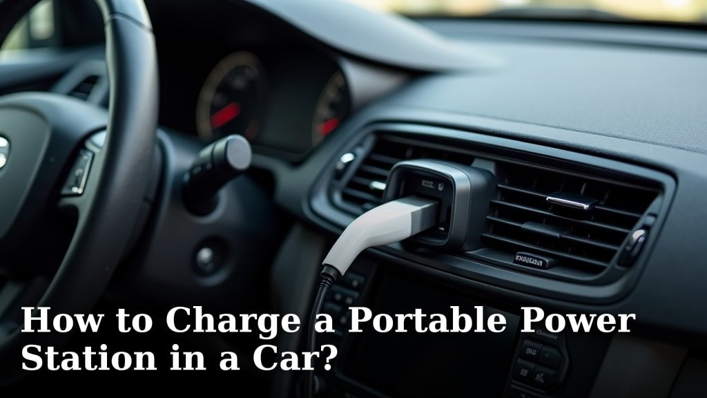 How to Charge a Portable Power Station in a Car?