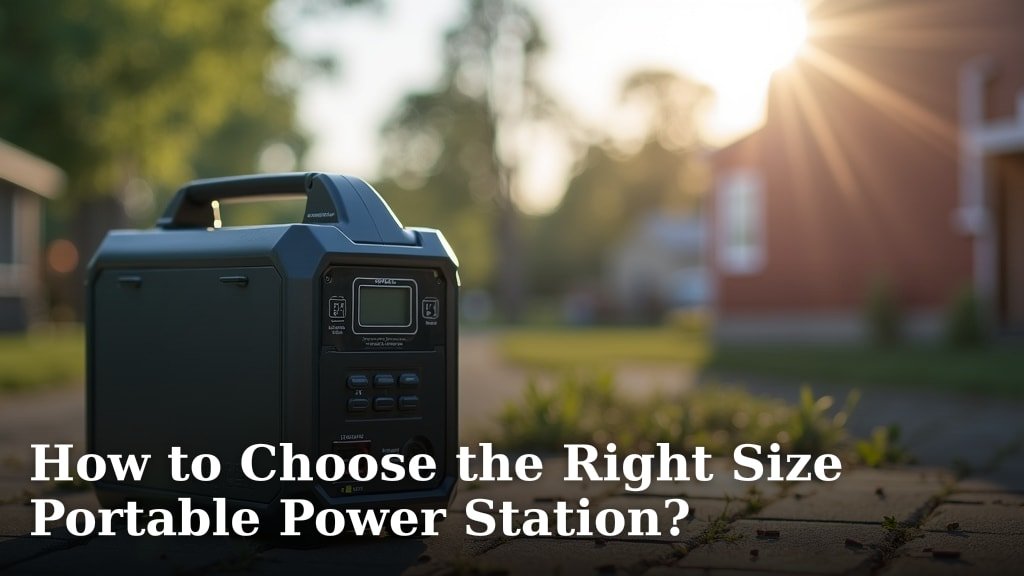 How to Choose the Right Size Portable Power Station?