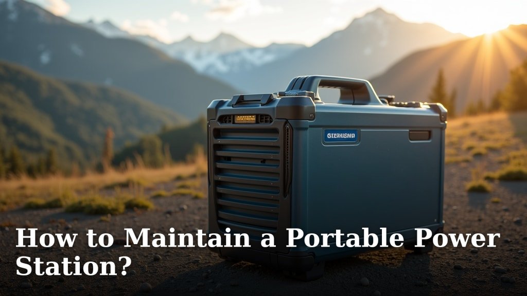 How to Maintain a Portable Power Station?