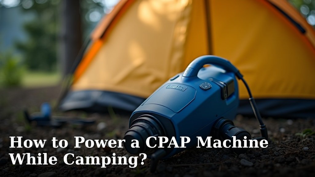 How to Power a CPAP Machine While Camping?
