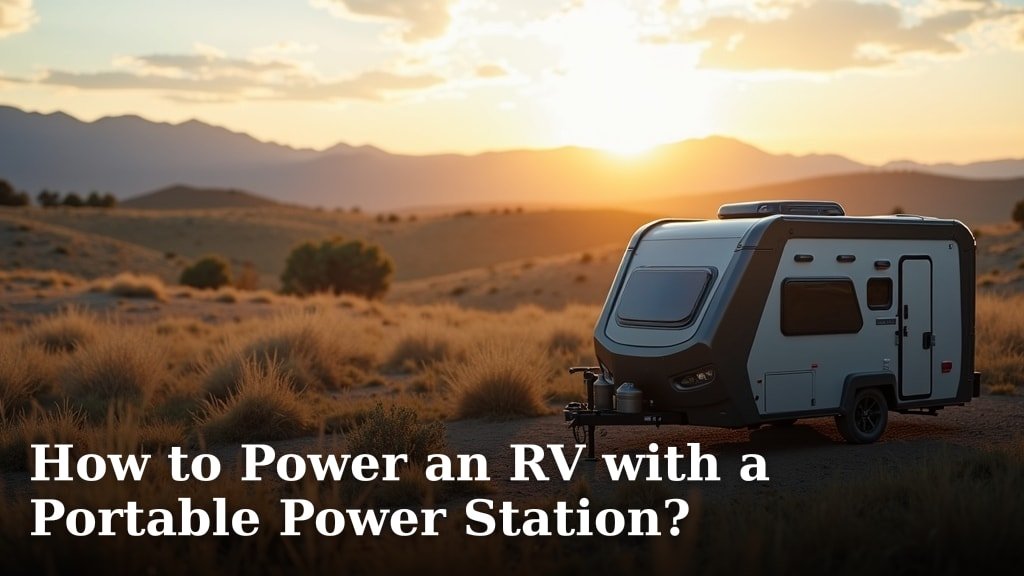 How to Power an RV with a Portable Power Station?