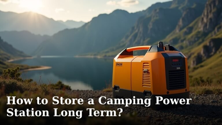 How to Store a Camping Power Station Long Term?