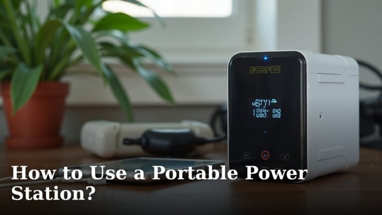 How to Use a Portable Power Station?