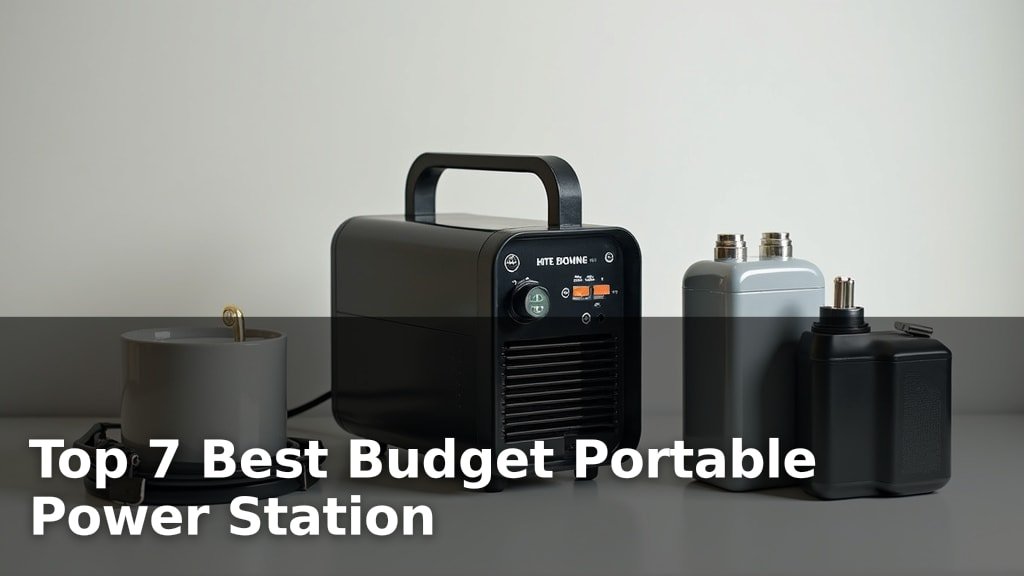 Top 7 Best Budget Portable Power Station