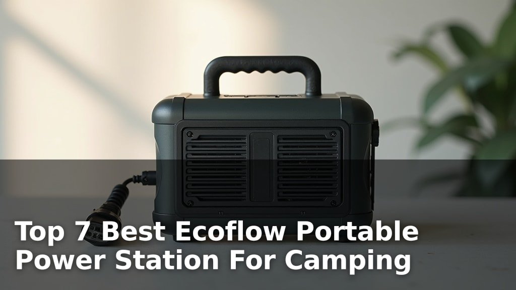 Top 7 Best Ecoflow Portable Power Station For Camping