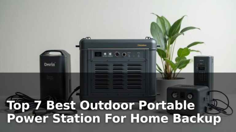 Top 7 Best Outdoor Portable Power Station For Home Backup