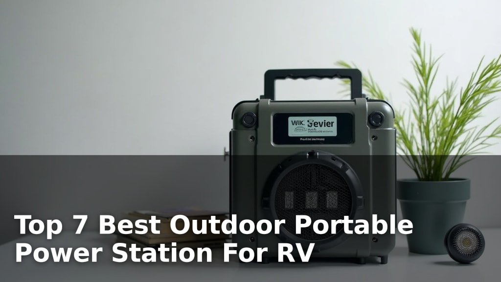 Top 7 Best Outdoor Portable Power Station For RV