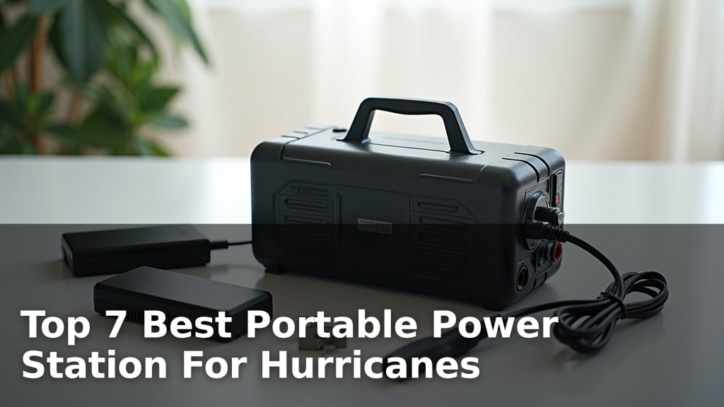 Top 7 Best Portable Power Station For Hurricanes