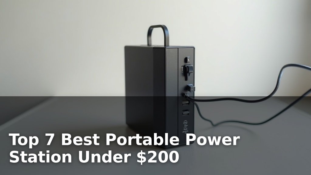 Top 7 Best Portable Power Station Under $200