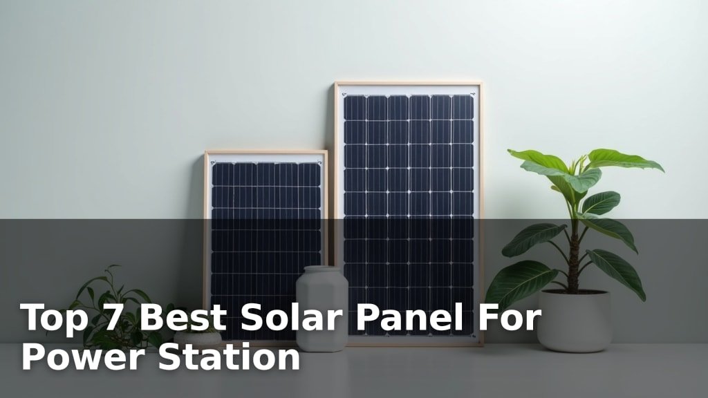 Top 7 Best Solar Panel For Power Station