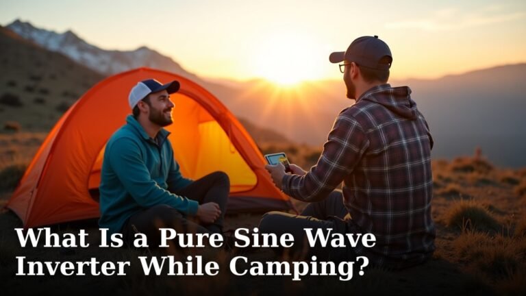 What Is a Pure Sine Wave Inverter While Camping?