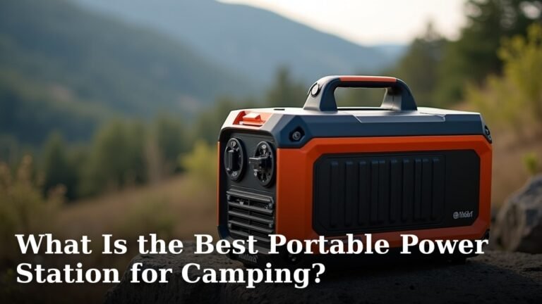 What Is the Best Portable Power Station for Camping?