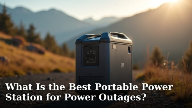 What Is the Best Portable Power Station for Power Outages?