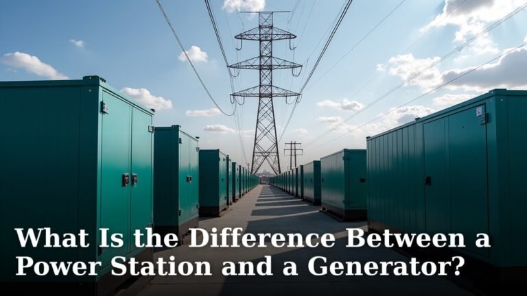 What Is the Difference Between a Power Station and a Generator?