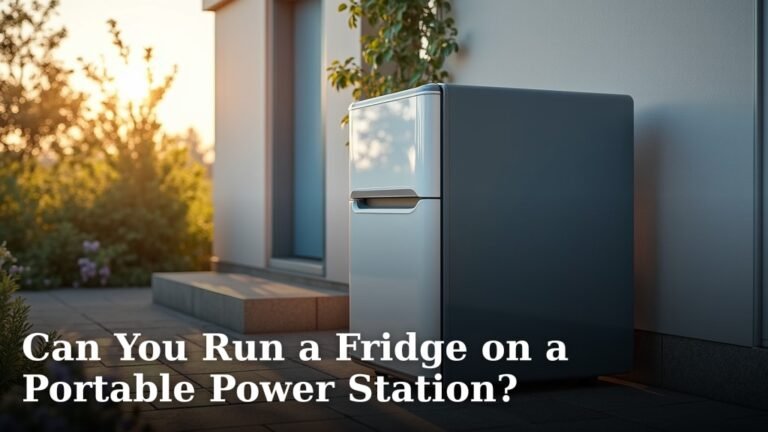 Can You Run a Fridge on a Portable Power Station?