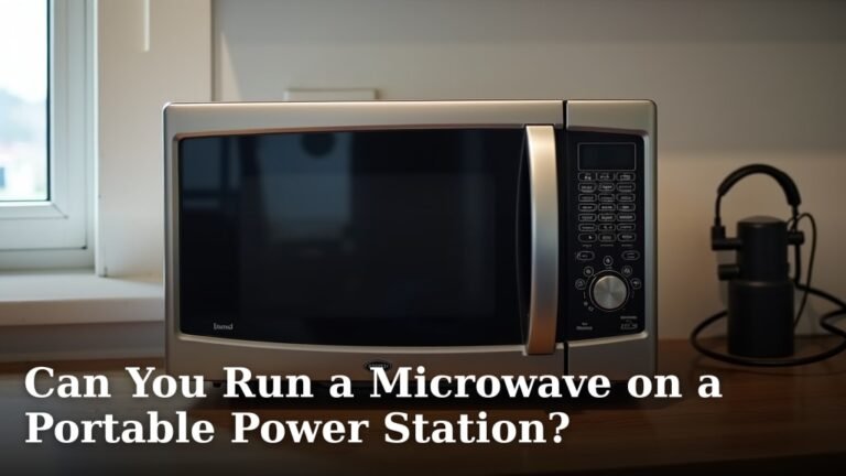 Can You Run a Microwave on a Portable Power Station?