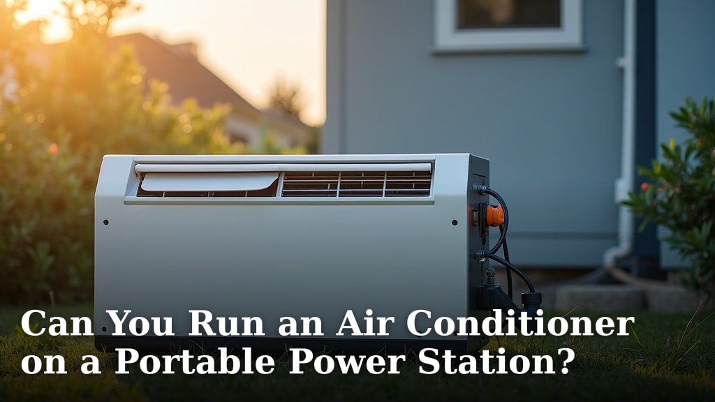 Can You Run an Air Conditioner on a Portable Power Station?