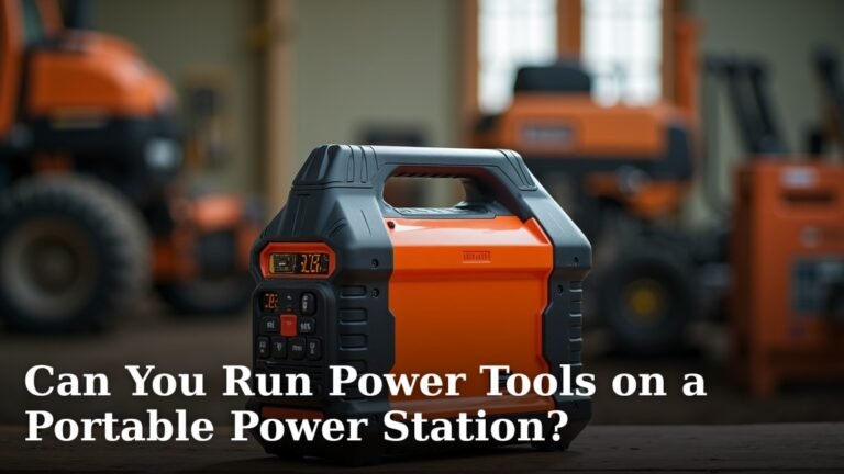 Can You Run Power Tools on a Portable Power Station?