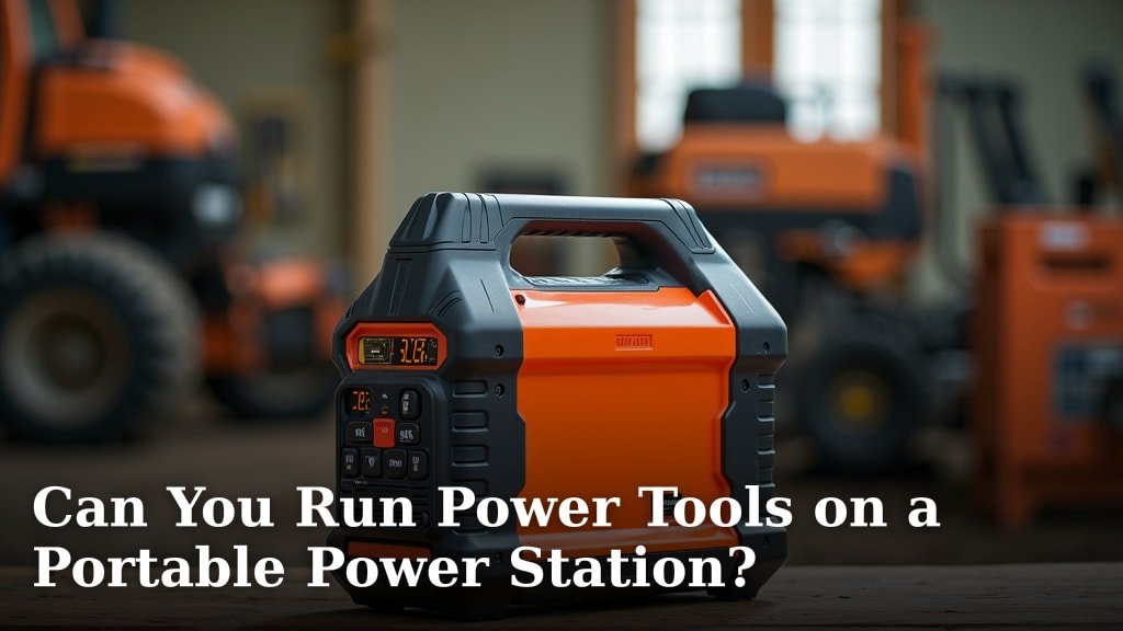 Can You Run Power Tools on a Portable Power Station?