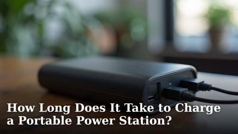 How Long Does It Take to Charge a Portable Power Station?
