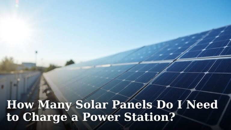 How Many Solar Panels Do I Need to Charge a Power Station?