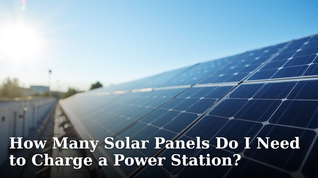 How Many Solar Panels Do I Need to Charge a Power Station?
