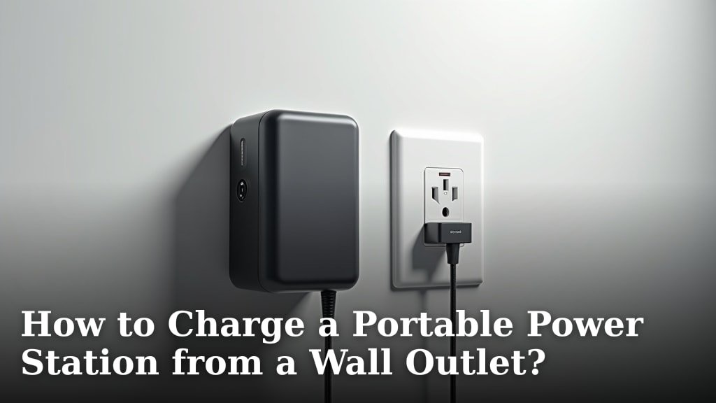 How to Charge a Portable Power Station from a Wall Outlet?