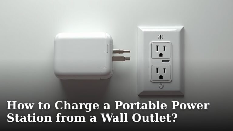 How to Charge a Portable Power Station from a Wall Outlet?