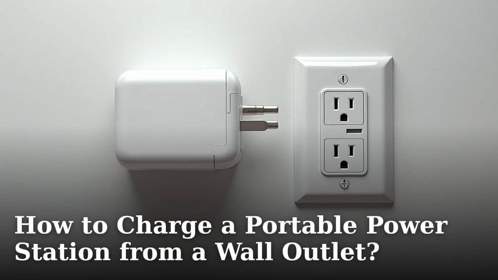 How to Charge a Portable Power Station from a Wall Outlet?