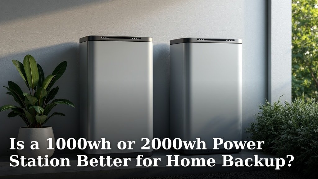 Is a 1000wh or 2000wh Power Station Better for Home Backup?