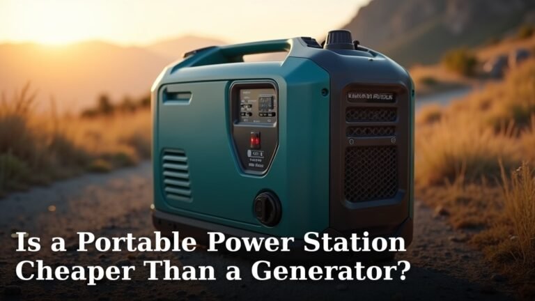 Is a Portable Power Station Cheaper Than a Generator?