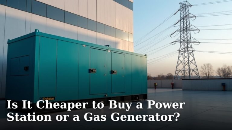 Is It Cheaper to Buy a Power Station or a Gas Generator?