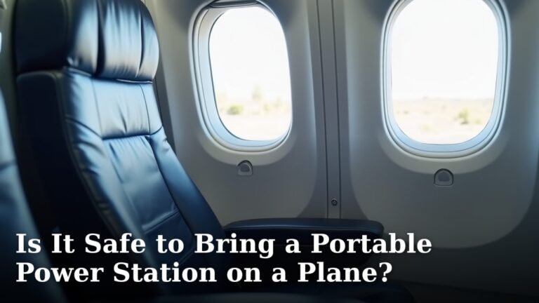 Is It Safe to Bring a Portable Power Station on a Plane?
