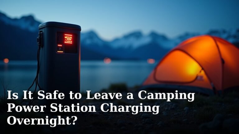 Is It Safe to Leave a Camping Power Station Charging Overnight?