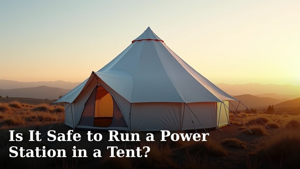 Is It Safe to Run a Power Station in a Tent?