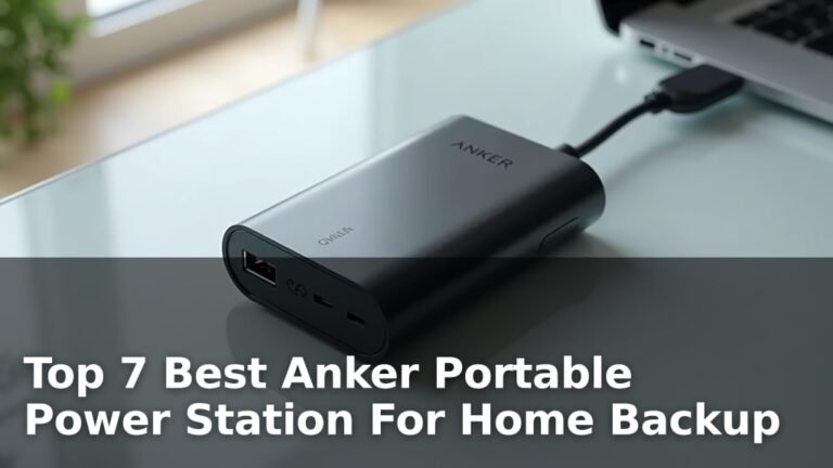 Top 7 Best Anker Portable Power Station For Home Backup