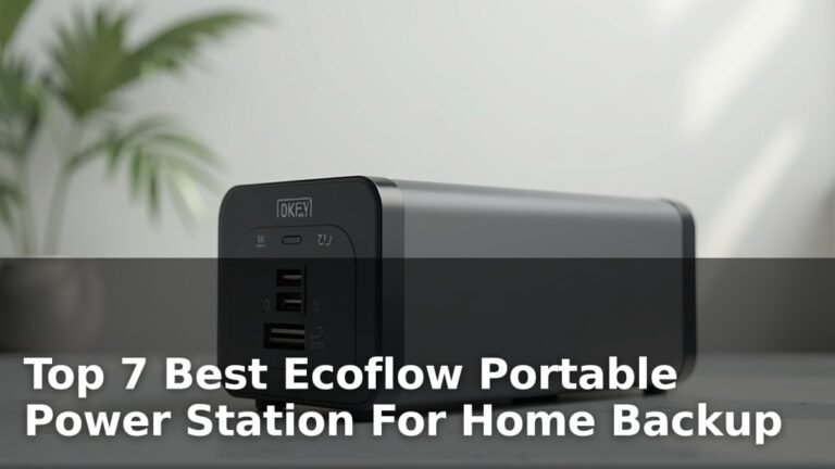 Top 7 Best Ecoflow Portable Power Station For Home Backup