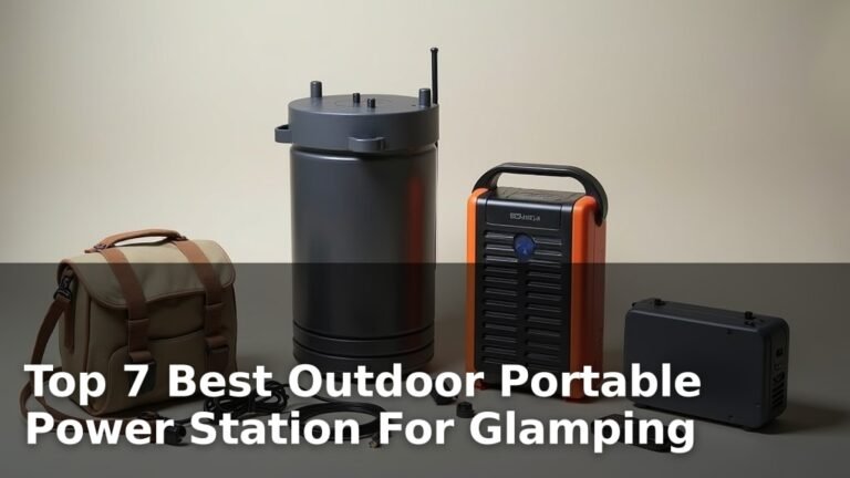 Top 7 Best Outdoor Portable Power Station For Glamping