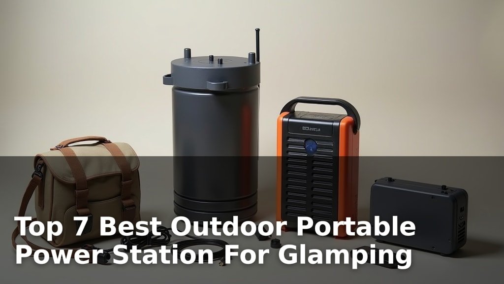Top 7 Best Outdoor Portable Power Station For Glamping