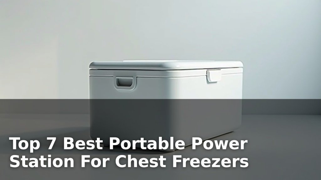 Top 7 Best Portable Power Station For Chest Freezers