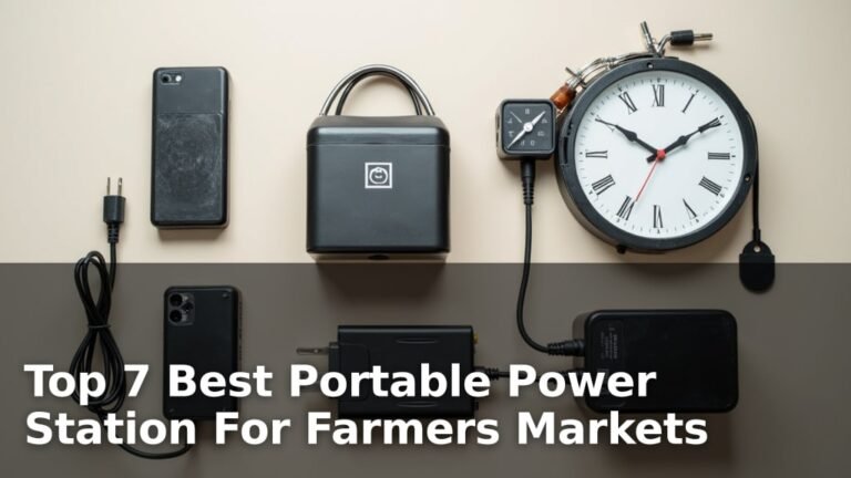 Top 7 Best Portable Power Station For Farmers Markets