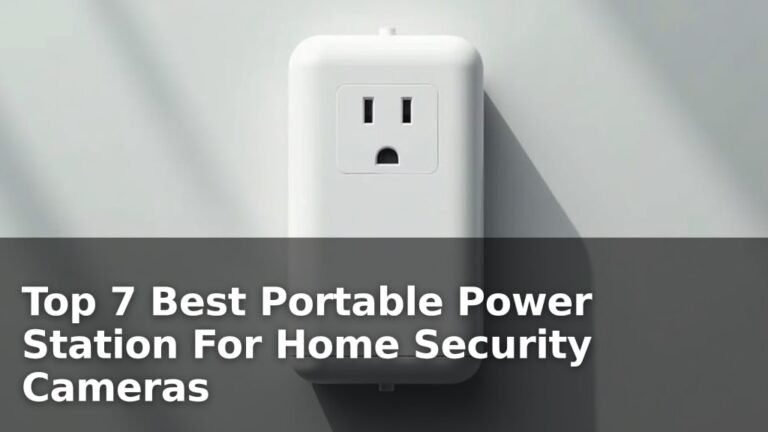 Top 7 Best Portable Power Station For Home Security Cameras