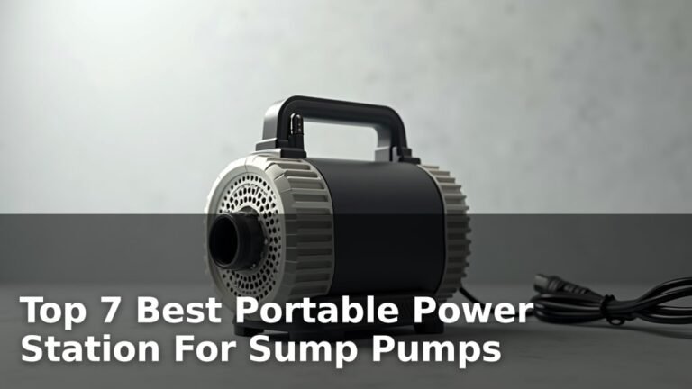 Top 7 Best Portable Power Station For Sump Pumps