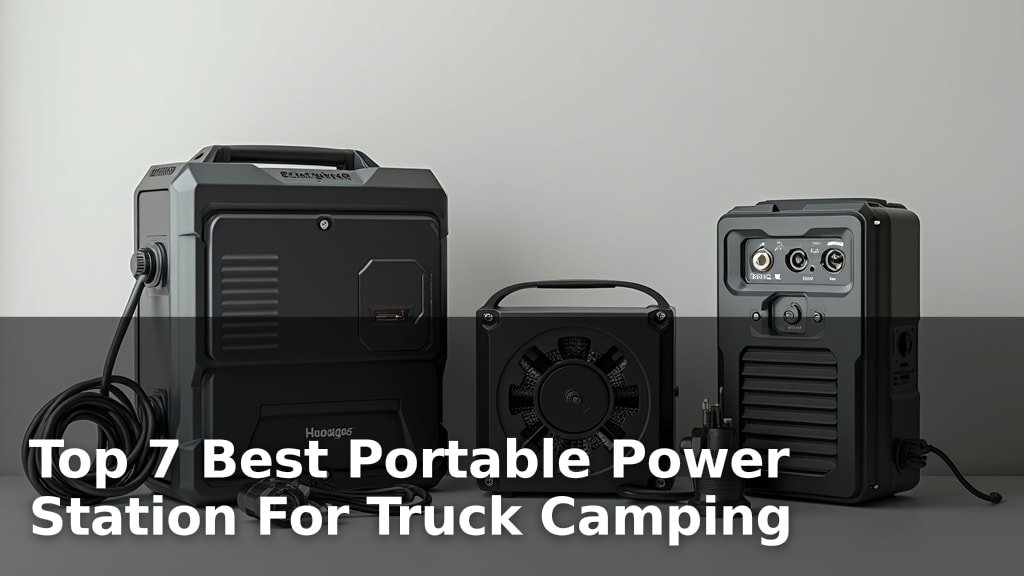 Top 7 Best Portable Power Station For Truck Camping