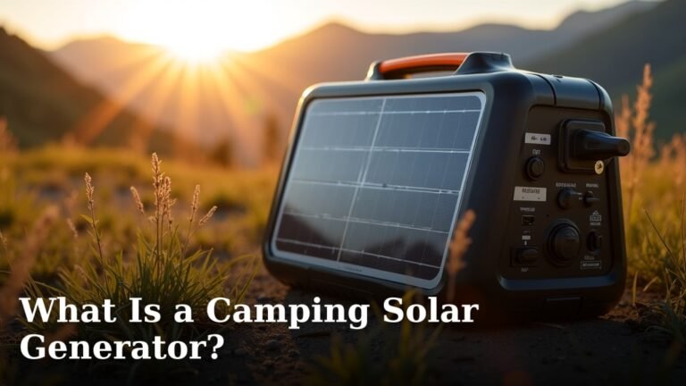 What Is a Camping Solar Generator?
