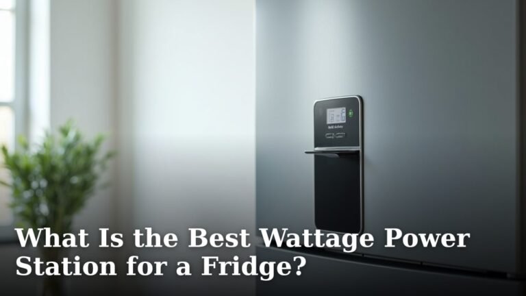 What Is the Best Wattage Power Station for a Fridge?